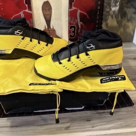 Jordan Other - Air Jordan 17 Retro Low Solely Reverse Lightening Black Yellow Size 11.5